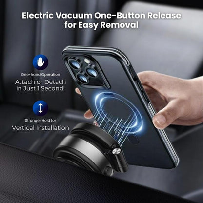 Vacuum Magnetic Phone Holder