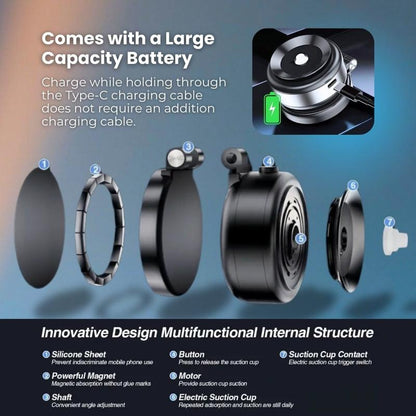 Vacuum Magnetic Phone Holder